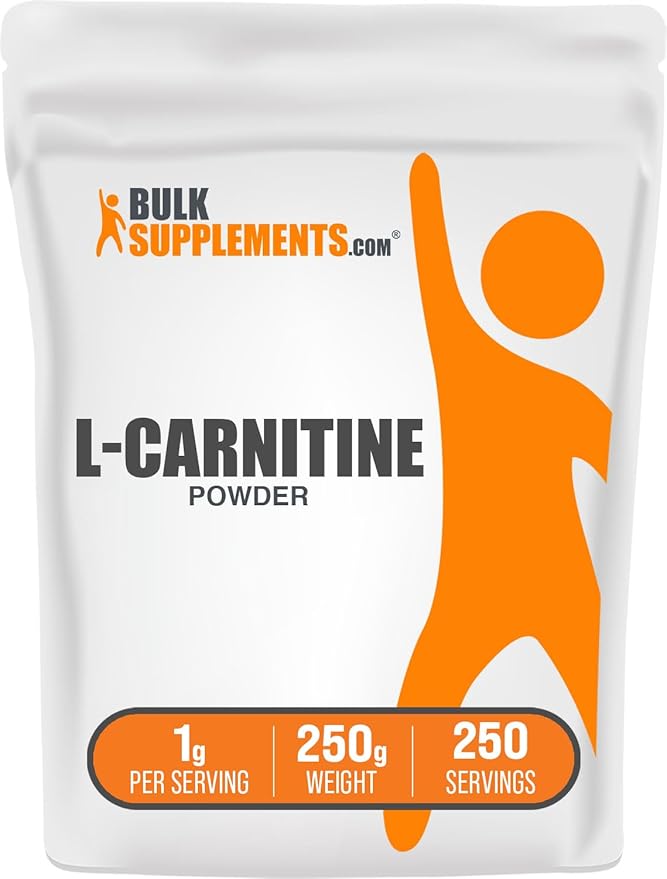 BulkSupplements L-Carnitine Powder 1g | Unflavored 250g
