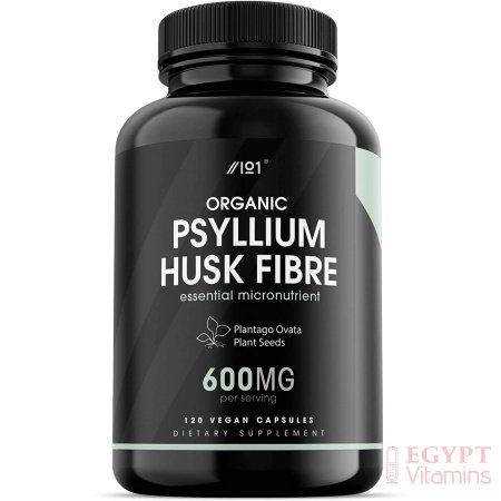 Alpha01 Organic Psyllium Husk Fibre – 600mg – Natural Prebiotic Fibre Supplement from Raw Plantago Ovata Seeds – Ispaghula Husk – Made in The UK – 120 Vegan Capsules ألياف قشور السيليوم العضوى ، 600 مجم ، بريبيوتيك الطبيعى من بذور بلانتاجو أوفاتا الخام وقشور إسباجولا ، 120 كبسولة نباتية - الصورة 19