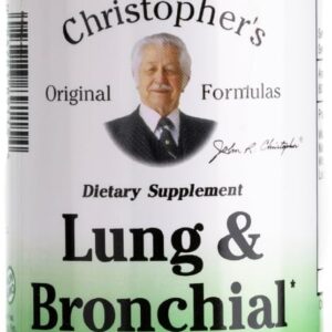 Christopher’s Lung & Bronchial Formula | Herbal Respiratory Support | 100 Caps