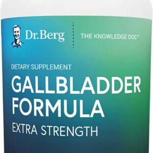 Dr. Berg Gallbladder Formula Extra Strength | Bile Salts & Enzymes – 90 Capsules