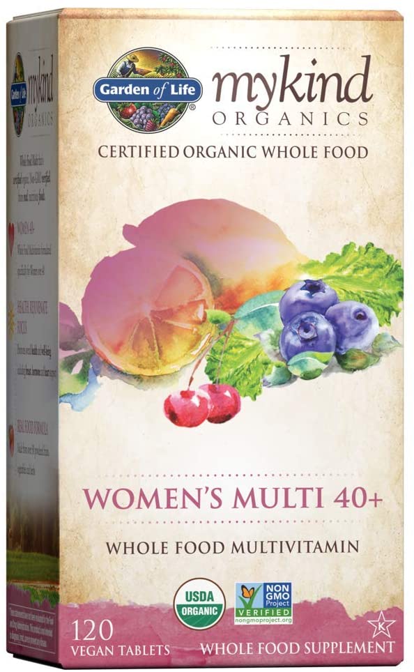 Garden of Life Multivitamin for Women – mykind Organic Women’s 40+ |120 Tablets