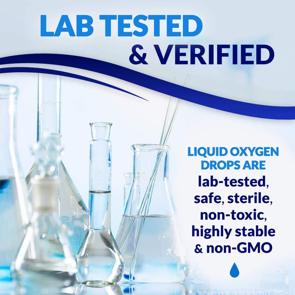 Dexterity Health Gotas de oxígeno líquido de 4 oz. Botella con gotero, vegana, totalmente natural y 100% estéril, mezcla patentada de compuestos ricos en oxígeno, gotas de oxígeno líquido estabilizadas - الصورة 8