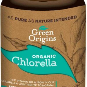Green Origins Organic Chlorella 500mg – 180 Tablets