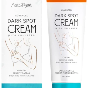 Dark Spot Corrector Cream Underarm Cream From AsaVea, for All-Body, With Collagen for Discolored Color – for Underarm, Legs, Knees, Bikini Line 60gكريم مصحح البقع الداكنة تحت الإبط و لجميع الجسم، مع الكولاجين للون المتغير – للإبط والساقين والركبتين وخط البيكيني 60 جم