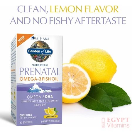 Garden of Life Prenatal DHA Omega 3 Fish Oil – Minami Natural Prenatal, 60 Softgels - الصورة 18