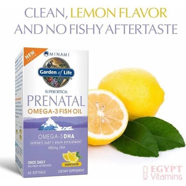 Garden of Life Prenatal DHA Omega 3 Fish Oil – Minami Natural Prenatal, 60 Softgels - الصورة 11