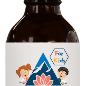 Ayush Herbs Ashwagandha Kids’ Drops, Ayurvedic Supplement to Support Calm and Cognitive Function for Kids, Alcohol-Free Herbal Drops, 2 Fluid Ounces