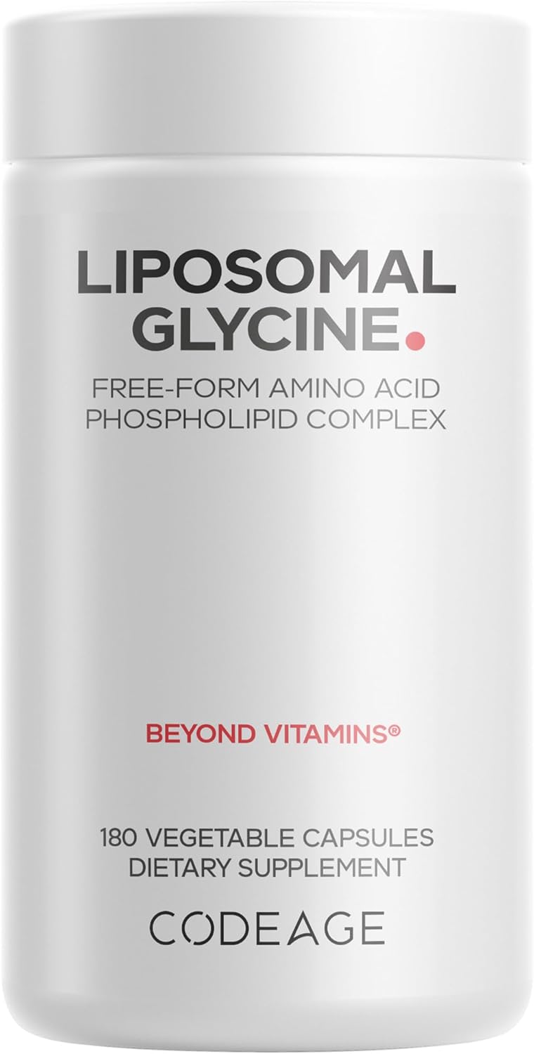 Codeage Liposomal Glycine+ | 180 Capsules