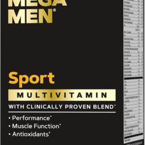 GNC Mega Men Sport | Multivitamin for Performance & Muscle Function | 90 Capsules