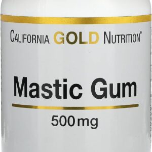 California Gold Nutrition, Mastic Gum, 500 mg, 180 Veggie Capsules