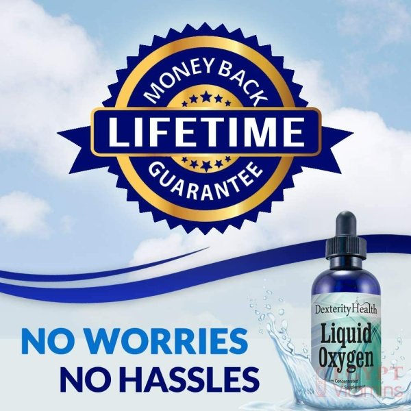 Dexterity Health Gotas de oxígeno líquido de 4 oz. Botella con gotero, vegana, totalmente natural y 100% estéril, mezcla patentada de compuestos ricos en oxígeno, gotas de oxígeno líquido estabilizadas - الصورة 17