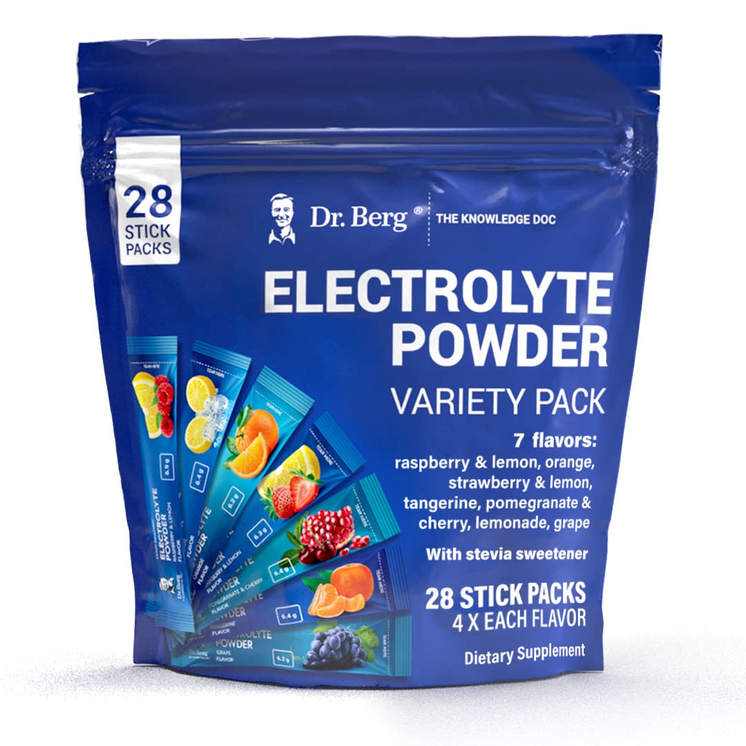 Dr. Berg Electrolyte Powder Variety Pack – 28 Stick Packs