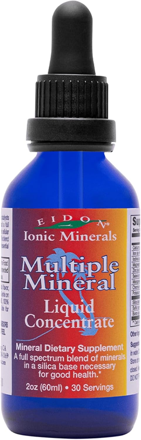 Eidon Ionic Minerals | Multiple Mineral Drops for Water | 2 oz