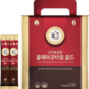 6-Year Korean Red Ginseng Shot Gold | 100 Packets