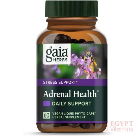 Gaia Herbs Adrenal Health Daily Support, Stress Relief and Adrenal Fatigue Supplement داعم صحة الغدة الكظرية ومخفف التوتر 60 كبسولة سائلة نباتية - الصورة 11