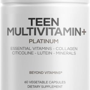 Codeage Teen Multivitamin+ Platinum for Ages 12–18 | 60 Capsules