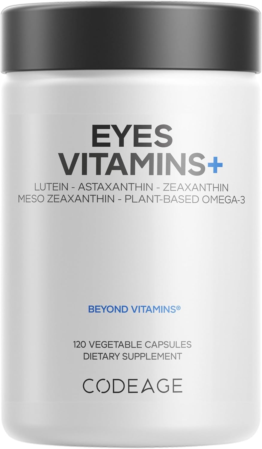 Codeage Eyes Vitamins+ AREDS 2-Inspired Formula – 120 Capsules