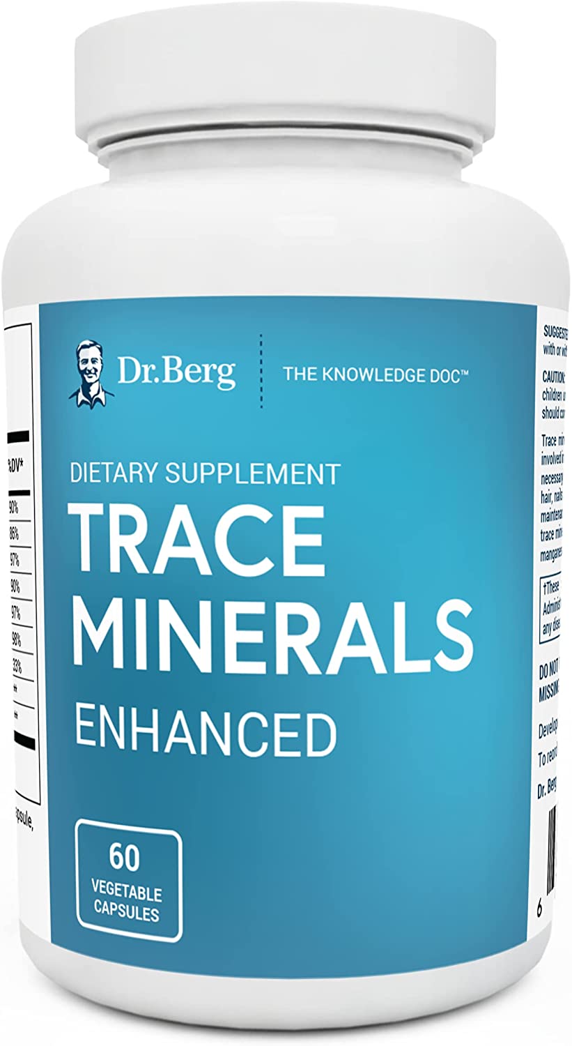 Dr. Berg’s Trace Minerals Enhanced Complex | 60 Capsules
