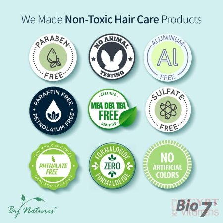 BIO7 BIOTIN GROWTH DROP INFUSED BIOMIMETIC SIGNAL PEPTIDE – 2 Fl Oz – Improve the Appearance of Hair Loss By Looking Visibly Longer, Thicker, Boost Follicle Growth – By Natures البيوتين السائل 60 مل لعلاج تساقط الشعر وتقويته وتقوية بصيلاته وجعله اكثر سمكا - الصورة 20
