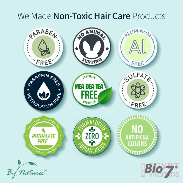 BIO7 BIOTIN GROWTH DROP INFUSED BIOMIMETIC SIGNAL PEPTIDE – 2 Fl Oz – Improve the Appearance of Hair Loss By Looking Visibly Longer, Thicker, Boost Follicle Growth – By Natures البيوتين السائل 60 مل لعلاج تساقط الشعر وتقويته وتقوية بصيلاته وجعله اكثر سمكا - الصورة 13