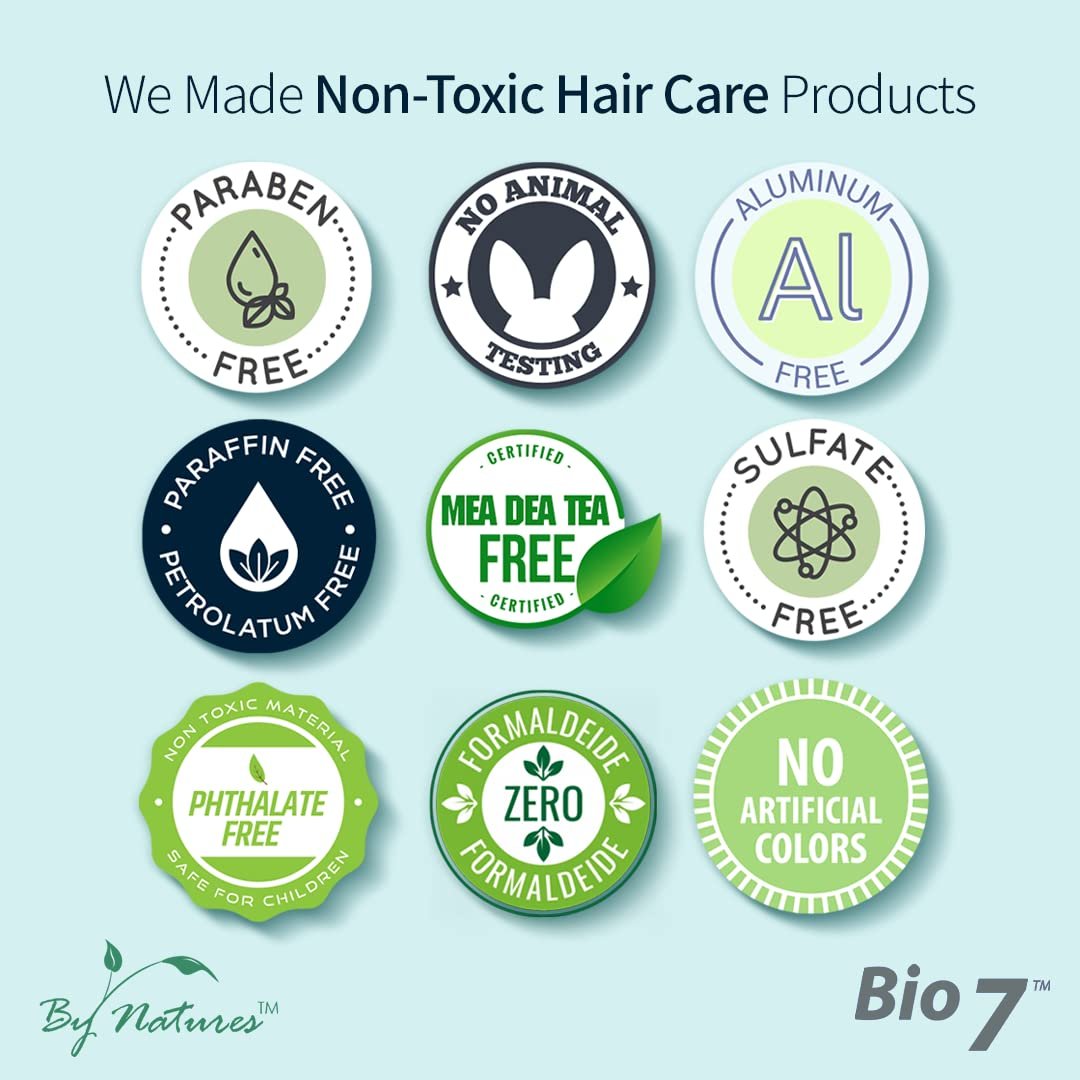 BIO7 BIOTIN GROWTH DROP INFUSED BIOMIMETIC SIGNAL PEPTIDE – 2 Fl Oz – Improve the Appearance of Hair Loss By Looking Visibly Longer, Thicker, Boost Follicle Growth – By Natures البيوتين السائل 60 مل لعلاج تساقط الشعر وتقويته وتقوية بصيلاته وجعله اكثر سمكا - الصورة 6