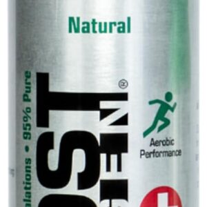 Boost Oxygen Large Natural Aroma 10 Liter Canister | Respiratory Support for Aerobic Recovery, Altitude, Performance and Health (1 Pack)
