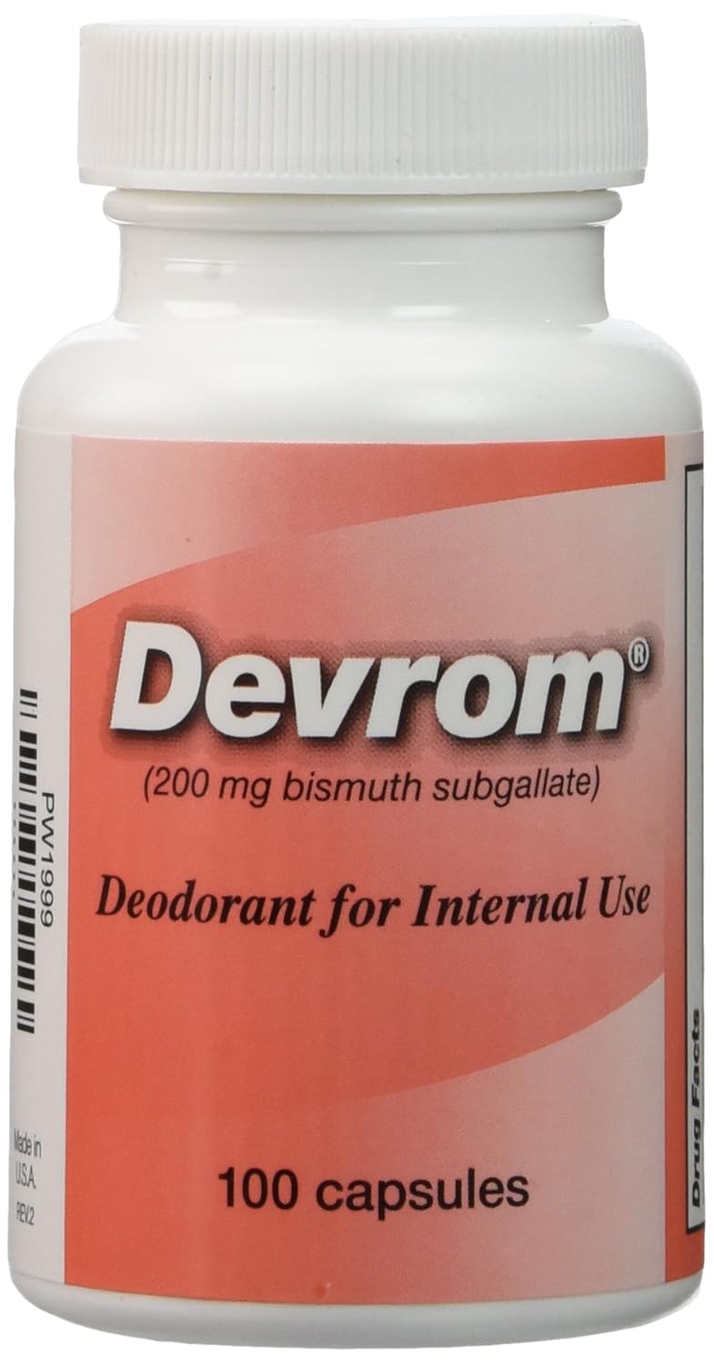DEVROM® 200mg Capsules (Internal Deodorant) |100 Capsules