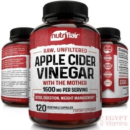 Apple Cider Vinegar Capsules with The Mother – 120 Vegan ACV Pills – Best Supplement for Healthy Weight Loss, Diet, Keto, Digestion, Detox, Immune – Powerful Cleanser & Appetite Suppressant Non-GMO - الصورة 25