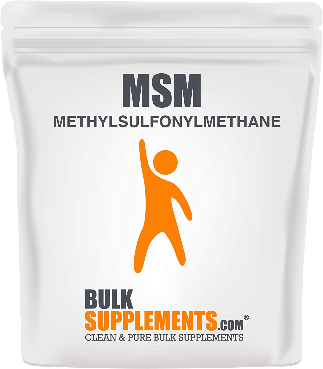 BulkSupplements.com MSM Powder (Methylsulfonylmethane) Bulk Powders MSM Powder – MSM Powder for Hair Support (1 Kilogram) مسحوق ميثيل سلفونيل ميثان- 1كيلوجرام