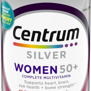 Centrum Silver Women’s Multivitamin for Women 50 Plus, Multivitamin/Multimineral Supplement | 200 Tablets