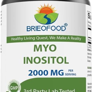 Brieofood Myo Inositol 2000 mg per serving – 60 Tablets
