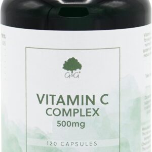 G&G Vitamin C Complex Supplement 500mg, 120 Capsules