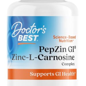 Doctor’s Best PepZin GI | Zinc-L-Carnosine | 120 Capsules