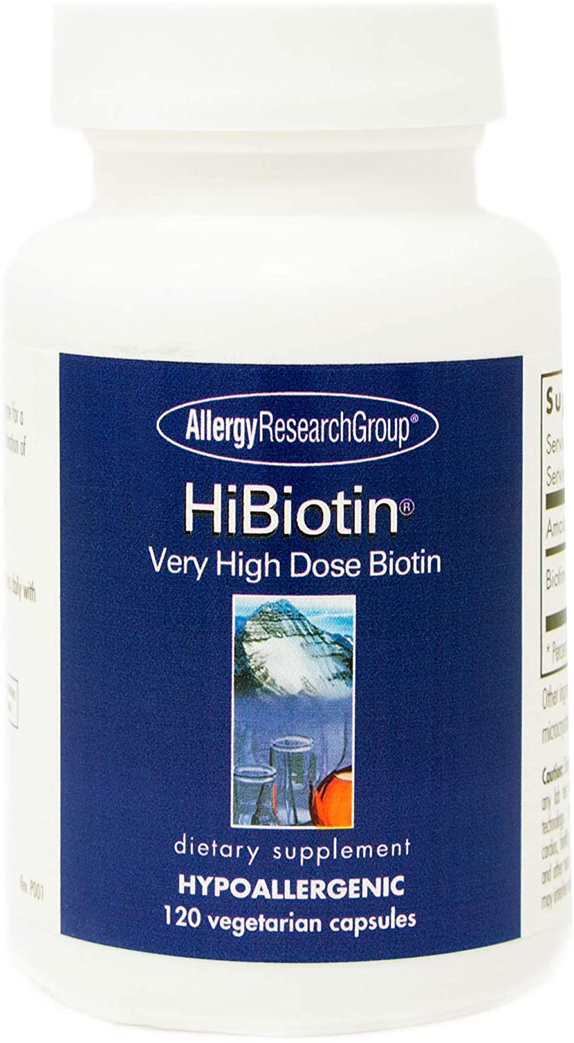 Allergy Research Group HiBiotin 100 mg | 120 Veg Caps