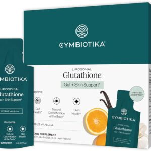 Cymbiotika Liposomal Glutathione | Antioxidant Supplement | Citrus Vanilla | 26 Packets