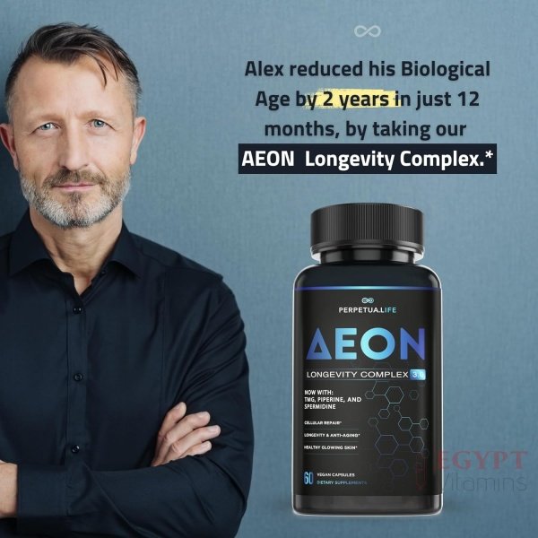 AEON Liposomal NAD+ Longevity Complex, with NAD+, NR, Resveratrol, Quercetin, Fisetin, L Theanine, TMG, EGCG, Spermidine, Astragalus, Anti-Aging Supplement, Vegan, 60 Capsules - الصورة 9