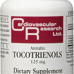 Ecological Formulas – Annatto Tocotrienols 125 mg 60 gels [Health and Beauty] أناتو توكوترينولس 125 مجم ، لتحسين الصحة العامة ولجمال البشرة ، 60 سوفت جيل
