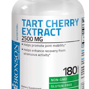 Bronson Tart Cherry Extract 2500 mg | Joint & Antioxidant Support | 180 Vegetarian Capsules