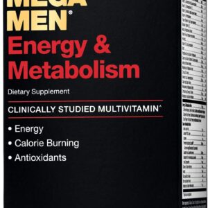 GNC Mega Men Energy Metabolism 90 Caplets ميجا مين لتحسين التمثيل الغذائى و زيادة انتاج الطاقة 90كبسولة