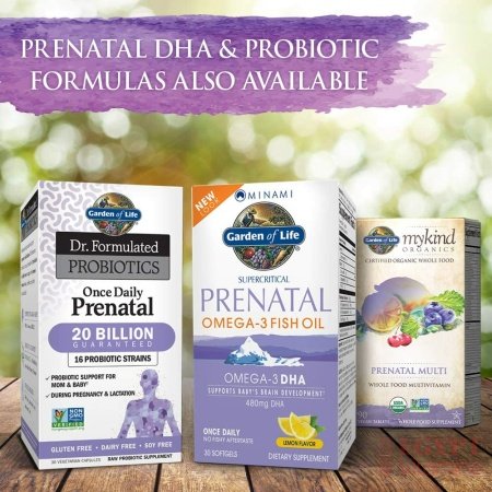 Garden of Life Prenatal Vitamins – mykind Organics Prenatal Multi – 90 Tablets, Vegan Whole Food Multivitamin, Folate not Folic Acid & Stomach Soothing Blend, Organic Prenatals Supplements for Women جاردين أوف لايف غذاء كامل فيتامينات متعددة عضوية للأمهات الحوامل ، 90 قرص نباتى - الصورة 26