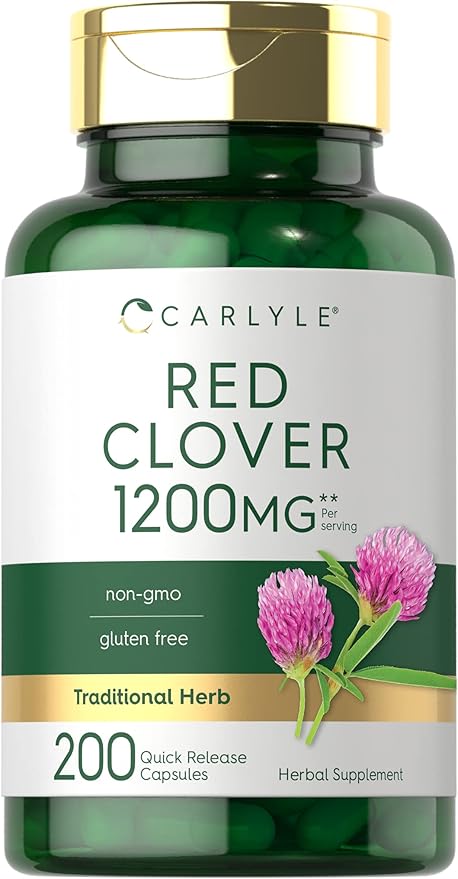 Carlyle Red Clover Capsules 1200mg | 200 Count