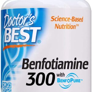 Doctor’s Best BenFotiamine with BenfoPure 300 mg, 60 Capsules