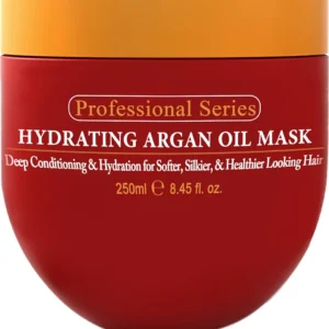 Arvazallia Hydrating Argan Oil Hair Mask and Deep Conditioner for Dry or Damaged Hair – 8.45 Ozماسك وبلسم للشعر بزيت الارجان المرطب لإصلاح الشعر التالف والجاف