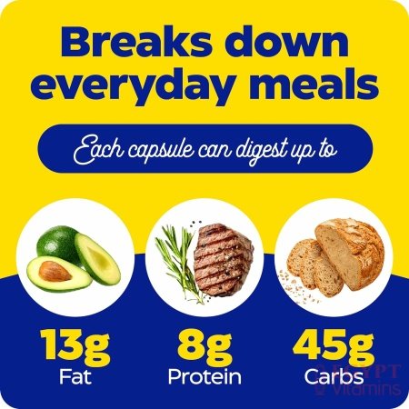 Enzymedica Digest, Complete Enzyme Formula for Everyone’s Digestive Health, with Full Range of Enzymes for Everyday Diets, 90 Capsulesتركيبة إنزيمية كاملة لصحة الجهاز الهضمي وحل مشاكله من تقلصات وانتفاخات وعسر الهضم عبوة 90 كبسولة - الصورة 21