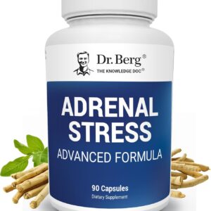 Dr. Berg’s Adrenal Stress Advanced Formula , Adrenal Supplements | 90 Capsules