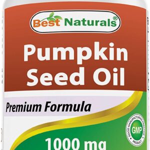 Best Naturals Pumpkin Seed Oil 1000 mg 90 Softgels بيست ناتشرالز زيت بذور اليقطين 1000 مجم 90 سوفت جيل