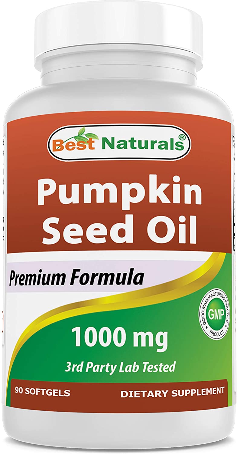 Best Naturals Pumpkin Seed Oil 1000 mg 90 Softgels بيست ناتشرالز زيت بذور اليقطين 1000 مجم 90 سوفت جيل