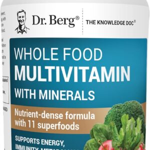 Dr Berg Whole Food Multivitamin with Minerals | 60 Capsules