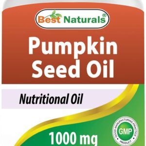 Best Naturals Pumpkin Seed Oil Bladder Control 1000 mg 180 Softgels زيت بذور اليقطين 1000 مجم ، لصحة المثانة والبروستاتا ، 180 سوفت جل