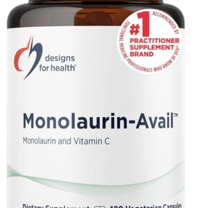Designs for Health Monolaurin-Avail | 120 Capsules